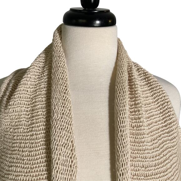 CAbi Open Cardigan Vest Women's M Linen / Cotton Blend Knit Asymmetrical Hemline - Picture 2 of 5